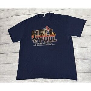 Hell Cayman Islands Hell Was So Full I Came Back Graphic T Shirt Size XL
